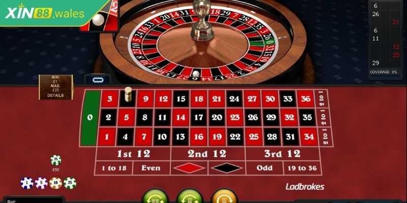 Vòng quay may mắn Roulette thu hút nhiều người