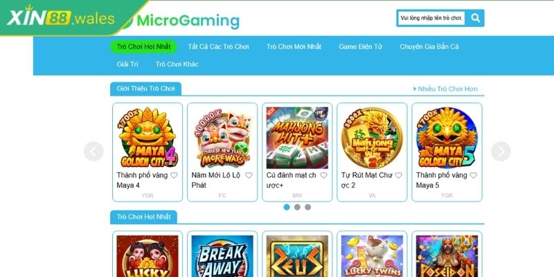 MG Trực Tuyến Xin88 - Lựa Chọn Hàng Đầu Cho Tín Đồ Mê Casino 3 Khám phá Slot Game chất lượng