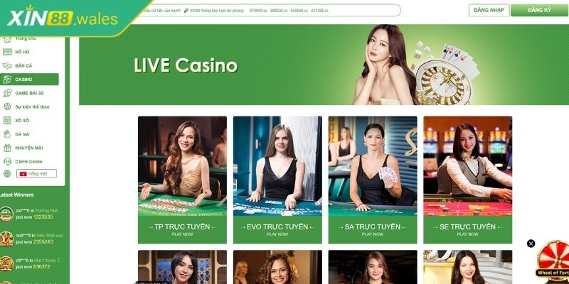 Sảnh Casino Online Xin88 – Thế Giới Trực Tuyến Sống Động 1 Đôi nét về sảnh casino online Xin88 hot hit