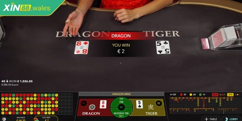 Sảnh Casino Online Xin88 – Thế Giới Trực Tuyến Sống Động 3 Tựa game rồng hổ quen thuộc