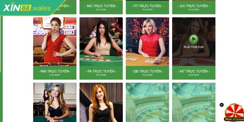 Sảnh Casino Online Xin88 – Thế Giới Trực Tuyến Sống Động 2 Những ưu thế vượt trội của điểm đến giải trí