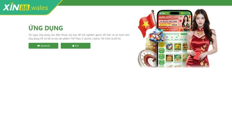 Download ứng dụng ở điện thoại Android